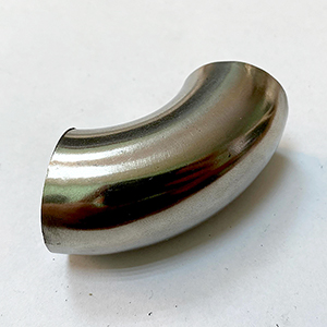 Отвод поручня AISI 304 25.1x1.5x65 под сварку (шлифованный 400G)