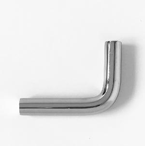 Отвод поручня AISI 304 12x70x50 под сварку, 90гр. (зеркало)