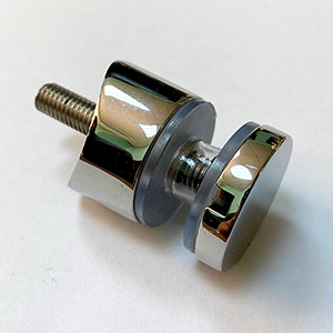 стеклодержатель 38,1х30 точечный (зеркало) AISI 304 арт.1204361